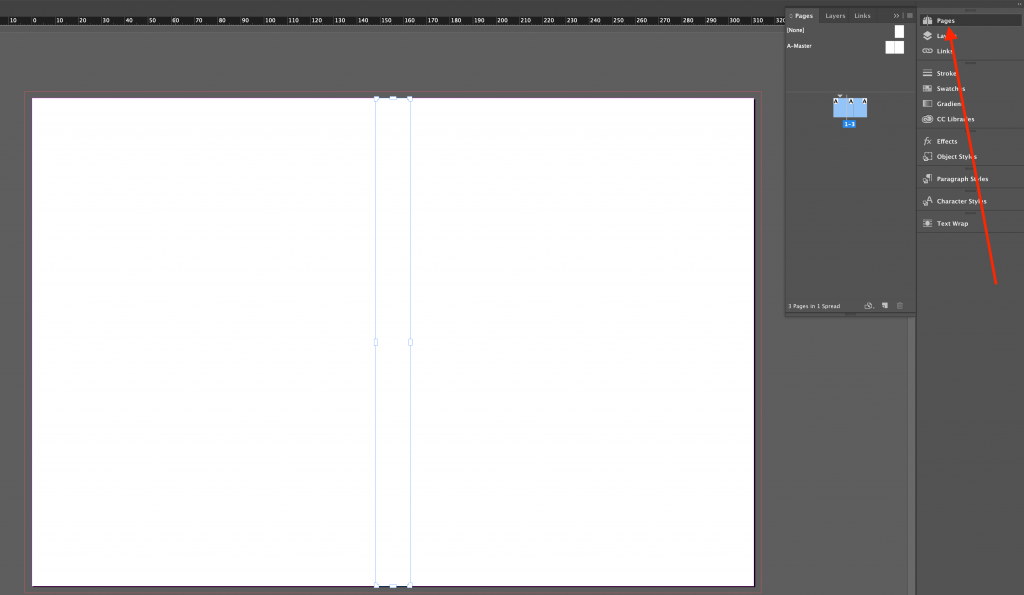 Arranger les pages dans InDesign