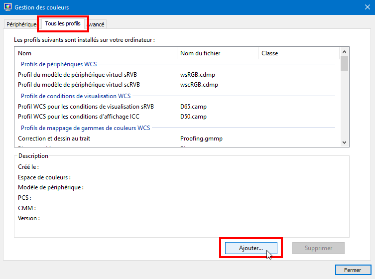 Windows_Gestion des couleurs_tous les profils