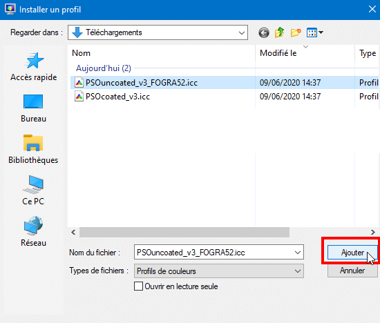 Windows_Gestion des couleurs_tous les profils_ajouter